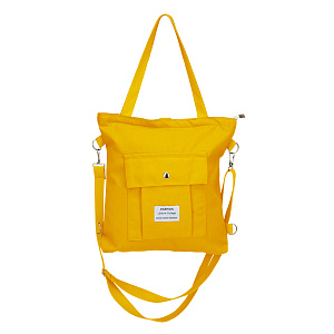 Сумка-шоппер Clever (холст) 35х30х3см желтый поликотон 000000000001221701