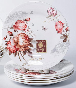 Набор столовой посуды 13 предметов OLAFF ЖОЗЕФИНА подарочная упаковка опал 000000000001216135