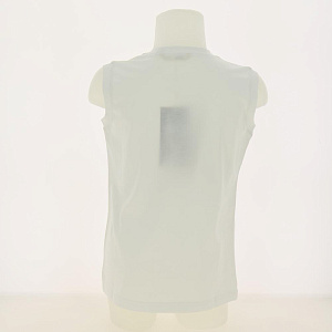 Майка для мальчика DE'NASTIA трикотаж 122 (6-7лет) белый 100%Хлопок I000125 000000000001178233