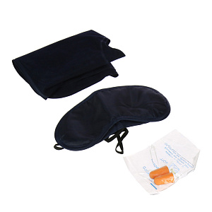 Набор для путешествий Essential, темно-синий 000000000001136005