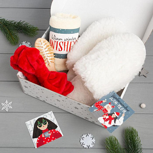 Набор подарочный "Warm winter wishes" полотенце и аксессуары 5141958 000000000001202325