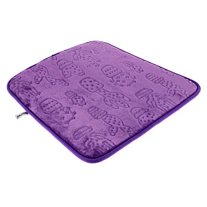 Подушка на стул DE'NASTIA 40х35х38см Кактусы фиолетовый P111132 000000000001167687