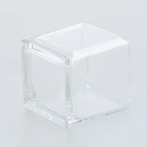 Ваза 6х6см квадратная прозрачная стекло 000000000001209248