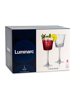 ЧИКАГО Набор бокалов для вина 6шт 260мл LUMINARC стекло 000000000001229571