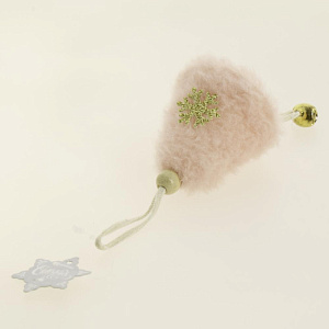 Декоративное украшение Колокольчик 10см DARLENS розовый 000000000001209883