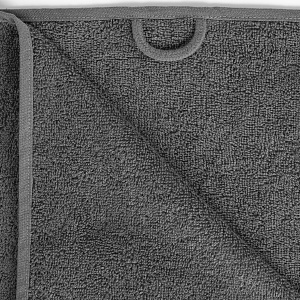 Полотенце махровое 30х60см СОФТИ Ринг темно-серый хлопок 100% 000000000001219592