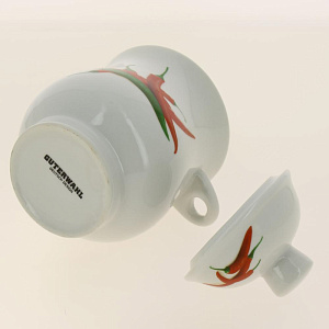 Баночка для меда с ложкой фарфор подарочная упаковка  ЧИЛИ GUTERWAHL 102-05075 000000000001193901