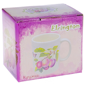 Кружка 350мл ELRINGTON Слива подарочная упаковка керамика 000000000001185039
