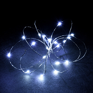 VEGAS Электрогирлянда Нить 20LED 2м хол.55105 000000000001180333