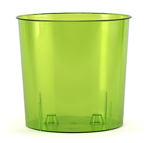 Кашпо для орхидей 1,5л h130мм D140мм GARDENPLAST ЭРИКА зеленый пластик 000000000001207352
