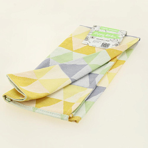 Полотенце кухонное 40х60см ВОТЕКС Регата желтое/зеленое 100% хлопок 000000000001206866