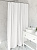Шторка для ванной 200x200см DE'NASTIA Эмбосс белый микрофибра полиэстер 000000000001219125
