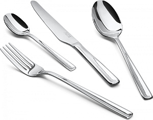 Набор столовых приборов 24предмета APOLLO genio Gala(6ст вилок,6ст ложек,6чайн ложек,6ст ножей). Материал изготовления: нержавеющая 000000000001194172