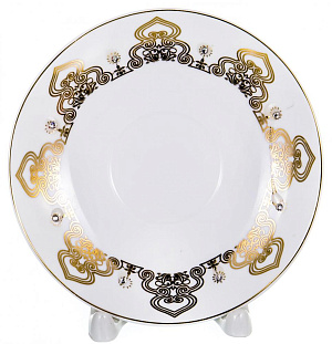 Чайная пара (чашка 230мл) BALSFORD Passion подарочная упаковка с бантом фарфор 000000000001193948