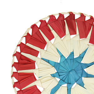 Подставка под горячее Подсолнечник, 22 см, листья пальмы 000000000001097789