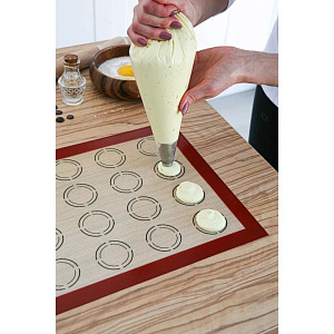 Коврик для выпечки и раскатки теста 40х30см силикон 000000000001219999