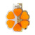 Форма для выпечки Сердце Marmiton, оранжевый, силикон 000000000001125387