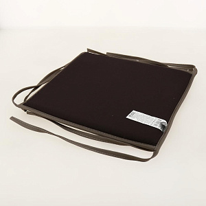 Универсальная подушка на стул DeNASTIA 33x33x2,5см светло-коричневый/коричневый,100%полиэстер P111195 000000000001202704