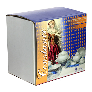 Чайный набор Серый Орнамент Люкс Хауз 000000000001063494