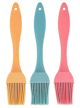 Кисть кулинарная 17см в ассортименте силикон 000000000001229562