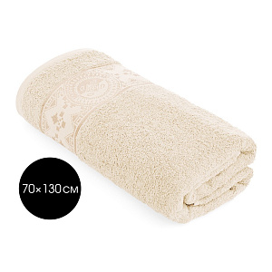 Полотенце 70х130см DE'NASTIA ТАЛИСМАН 1 синий хлопок-100% 000000000001215358