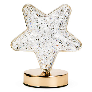 Светильник Кристаллический 18см Звезда 000000000001219416
