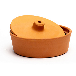 Форма для запекания 15х6см 400мл VIAPOT с крышкой mix керамика 000000000001216667