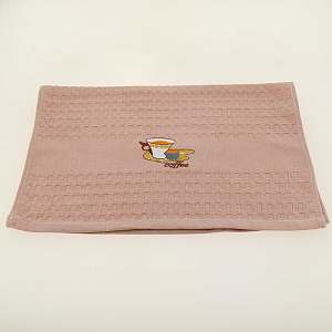 Полотенце кухонное из 100% хлопка.Оригинальный дизайн  вышивок. Бордюр по одному краю (однотонный/пестротканный). Пастельная цветова 000000000001190842