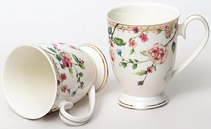 Набор кружек 2шт 300мл Balsford СТЕФАНИЯ подарочная упаковка фарфор 176-42001 000000000001203902