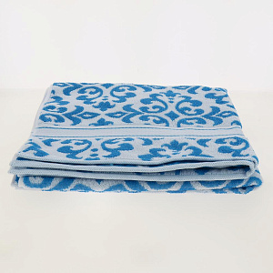 Полотенце махровое Privilea,75*150,100% хл,арт.15С22 Венеция,бирюзовый. Произ-во  Беларусь 000000000001184482