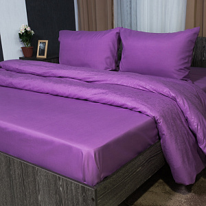 Простынь DE'NASTIA 150х215см лаванда 100%Микрофибра C010306 000000000001109592