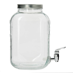 Банка для напитков 5л с краном M020131/R030198 стекло 000000000001170142