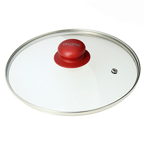 Крышка 22см MATISSA с металлический ободом стекло 000000000001113480