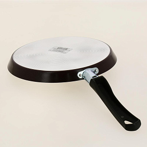 Сковорода блинная 22см КАЛИТВА Кружево бакелитовая ручка антипригарное покрытие алюминий 000000000001156946