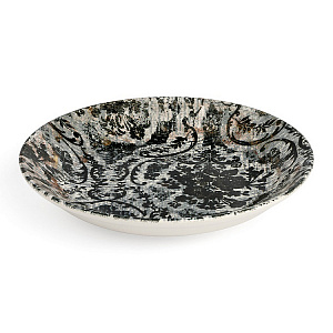 Тарелка суповая 20,5см 320мл LUCKY Антик серый керамика 000000000001220238