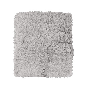 Покрывало 140х200см LUCKY искусственный мех светло-серый полиэстер 000000000001223143