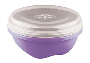 Банка с крышкой 580мл PHIBO ECO STYLE светло-серый пластик 000000000001080682