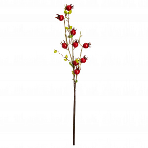 Цветок искусственный ветвь Гранат 63см 000000000001218374
