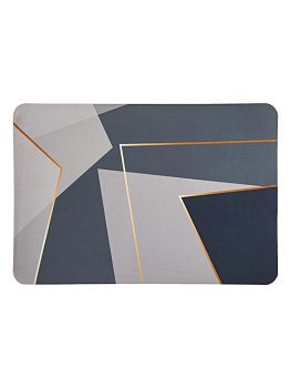 Коврик для ванной 60х40см прямоугольный с принтом в ассортименте силикон 000000000001229196