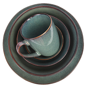 Салатник 11см темно-зеленый глазурованная керамика 000000000001213870