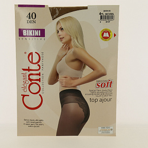 CONTE КОЛГ ЖЕН 40ДЕН BIKINI р4 NATURAL 000000000001156794
