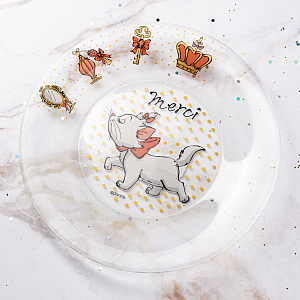 КОШКА МАРИ Тарелка десертная 19,6см ОСЗ Симпатия стекло 000000000001212438