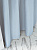 Шторка для ванной 200x180см DE'NASTIA водоотталкивающая пропитка голубой полиэстер 000000000001214400