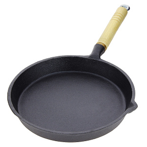 Сковорода 21,5см MYRON COOK деревянная ручка чугун MC2216 000000000001168229