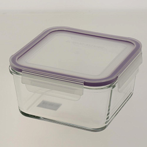 Контейнер Eley квадратный 1030мл. из жаропрочного боросиликатного стекла. Крышки Air Lock обеспечивают полную герметичность контейне 000000000001189866