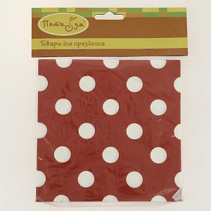 Салфетка 12шт СФЕРА Горошек 000000000001166951