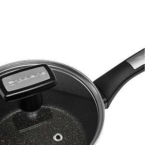 Ковш 16*7,5сm с крышкой Monolit, алюминий, 015245 000000000001190836