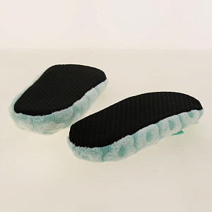 Туфли домашние (тапки) цветочек бирюзовый р.35-37 100%пэ J000075(35-37) 000000000001192950