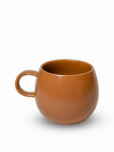 Кружка 500мл DE'NASTIA cloud коричневый керамика 000000000001231344