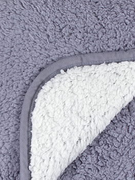 Плед 150x200см DE'NASTIA Уютный светло-серый полиэстер 000000000001188949